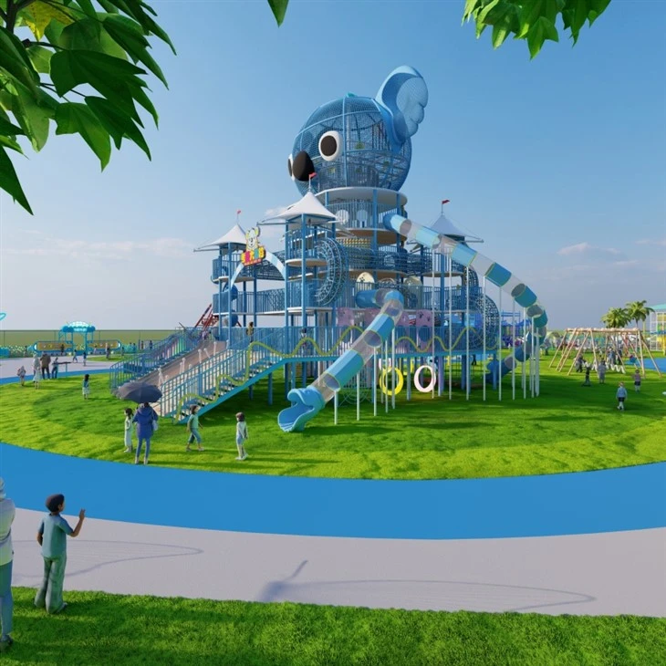 slide swing and climbing frame